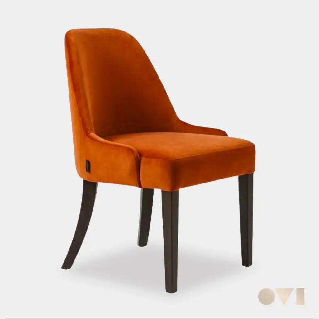AVORA | FABRIC PADDED WOOD CHAIR | OVI FURNITURE CANADA